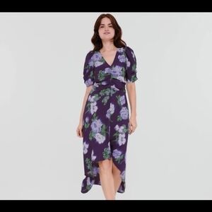 Crepe Short-Sleeve Midi S or XS A New Day
